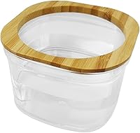 Vista 5 de Soporte de enjuague de bambú compatible con Microtouch Titanium Electric Head Shaver