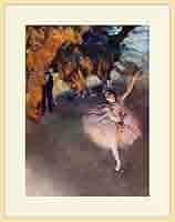 Amazon.co.jp: ドガ・「舞台の踊り子/エトワール」 プリ