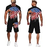 american eagle outfitters deutschland online shop 3D-gedruckter Sommer-Trainingsanzug für Herren, 3D-Druck-T-Shirt und Shorts für Herren, zweiteiliges Set, Herren-T-Shirt-Set, Straßenmode-Oberbekleidungsset