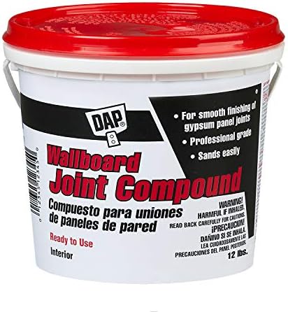 Dap - Compuesto 10100 para uniones de paneles de pared - Recipiente de 3 libras, 10102