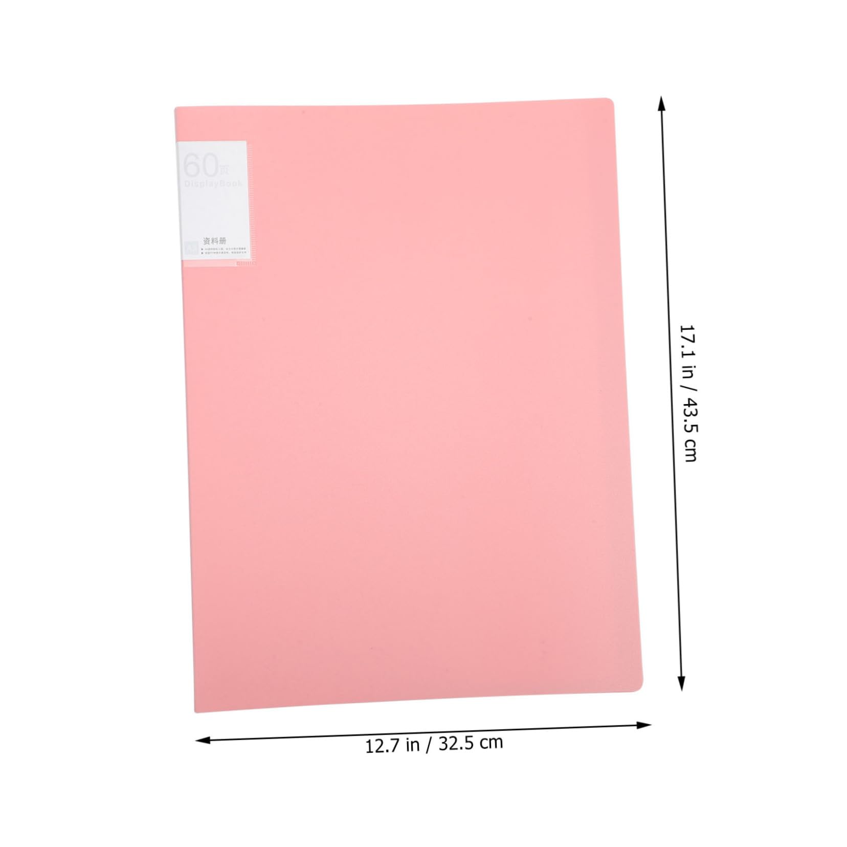 Didiseaon Carpeta Organizadora A3 de Plástico 2 Unidades Gran Capacidad 60 Páginas para Almacenar Pinturas Pósteres Dibujos y de Arte Adecuado para Artistas Estudiantes y Oficina