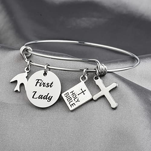 FAADBUK First Lady Gift Pastor's Wife Appreciation Gift Lady of Lourdes Gift First Communion Gift4