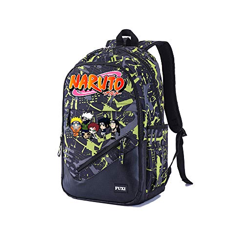 Naruto Mochila Casual Personalidad Escolar clásica Bolsa Impermeable para portátil