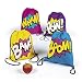 Superhero Girl Drawstring Backpacks Bags - 12 Bags