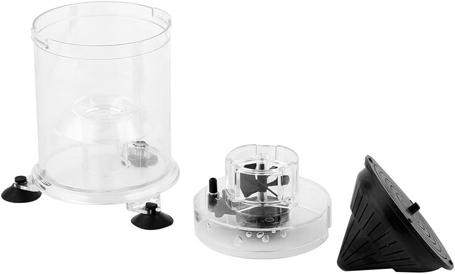 Ruilogod Plastic Aquarium Fish Tank Cylindrical Internal Forcing Suction Filter Clear Black (id: 499 bb5 d85 b62 ee0