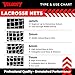 Velocity Lacrosse Net – 6mm (2-Pack) Replacement Goal Net, Heavy Duty for High School, College, Professional, Fits All 6′×6′x7′ Goals, 1000D High-Strength Poly, Weatherproof & UV-Resistant – Black