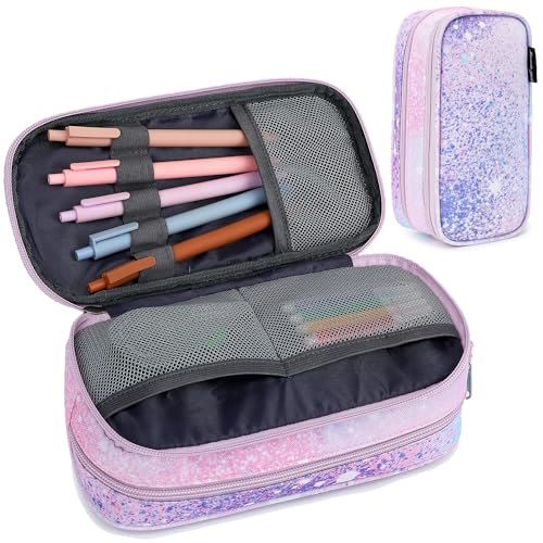Image of Mountain guest Pencil Cases for kids, Large Capacity Pencil Pouch, Office College School Marker Organizer Case pen for Men Women Adult Teens