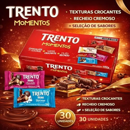 Caixa de Chocolates Trento Momentos Sortidos 168g