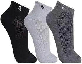 Kit de 3 Pares de Meia Lupo 03225-089 Cano Curto Sport