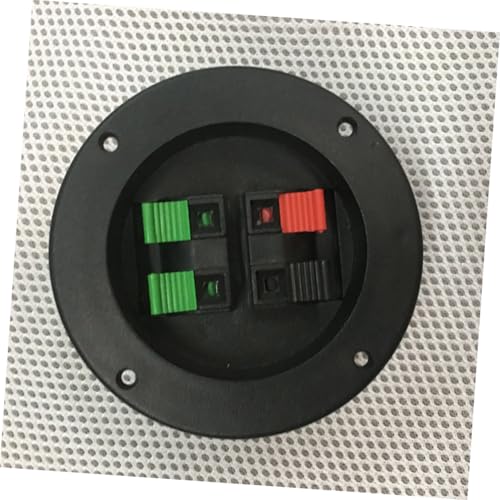 Conector de terminal de altavoz de 4 piezas negro accesorio práctico para cajas acústicas 2