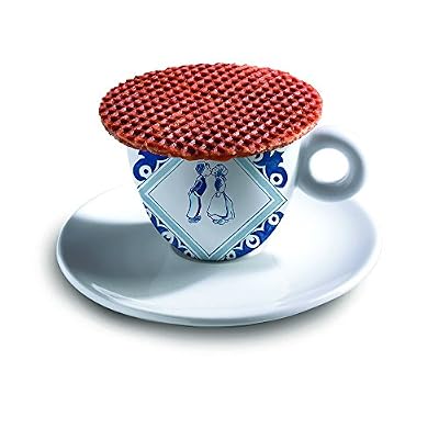 DAELMANS Stroopwafels ، الوافل الهولندي المحمص الناعم ، القيقب ، حجم الجامبو ، منتجات الألبان كوشير ، أصيلة صنع في هولندا ، 8 Stroopwafels Per Box ، 10.94oz