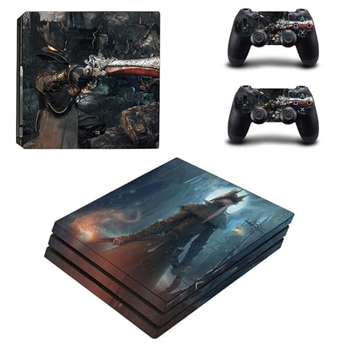 The Blood Butcher Video Game Vinyl Decal Skin Stickers Cover for Original P-S4 Pro Console P-S4 2 Controllers