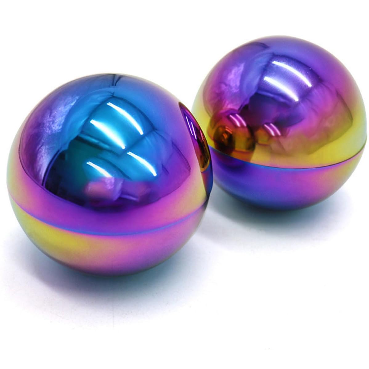 2 Pezzi Sfera da Giardino in Acciaio Inossidabile Superficie a Specchio Riflettente, Pallina Decorativa Chic per Ornamento Esterno e Spazio Verde