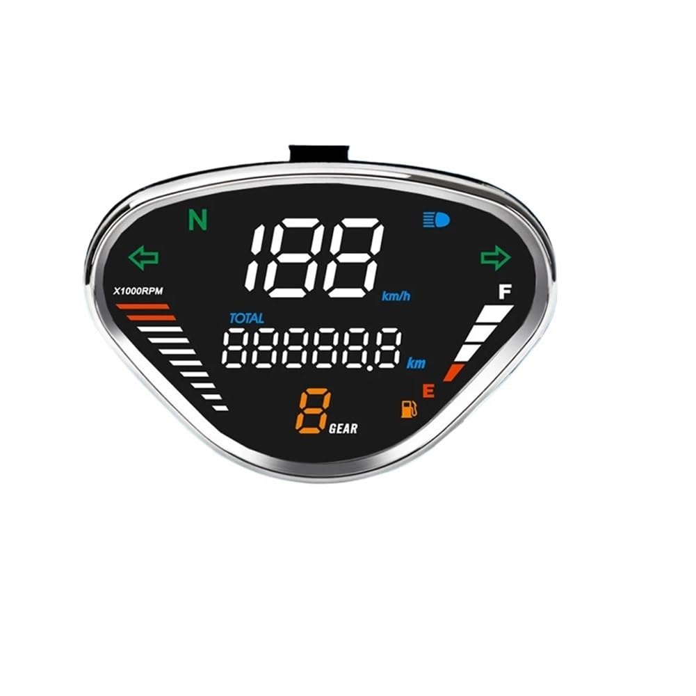 Moto Meter 12V Assemblea Dello Strumento Display LCD Tachimetro Digitale Contagiri Per DAX 70 Per CT50 Per CT70 Contagiri Moto