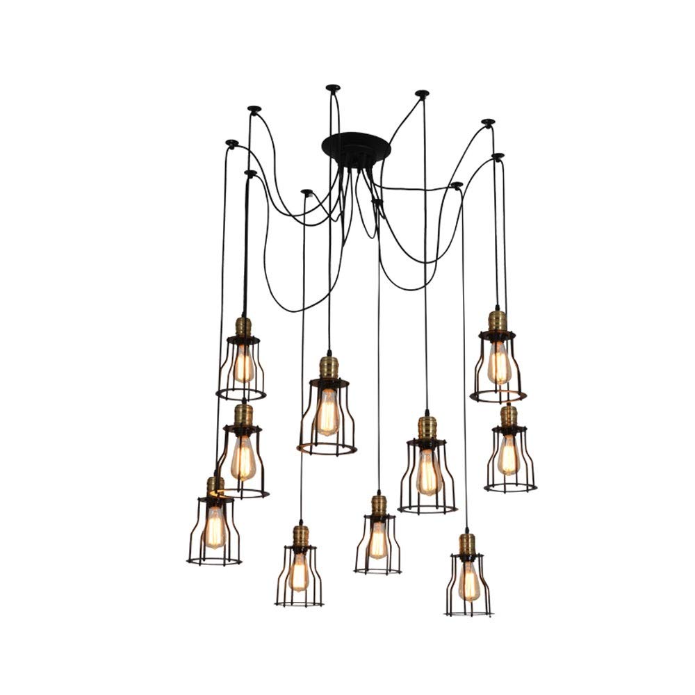 Lustre retro ajustable pour corriger un éclairage de plafond mal centré - 8