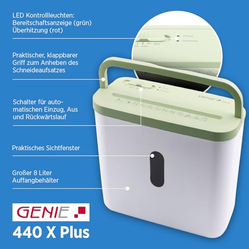 Broyeur de documents GENIE P-4 : l'excellence de la coupe compacte et mobile