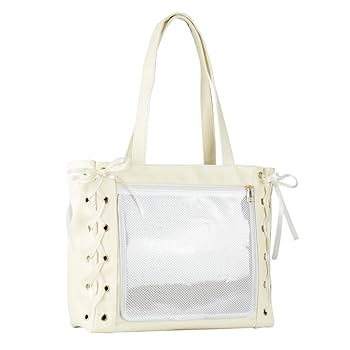 莉犬くん　痛バッグ　缶バッジ56個 キャラクタークリアポケット付きブラックバッグ 莉犬くん 痛バッグ 缶バッジ56個 キャラクタークリアポケット