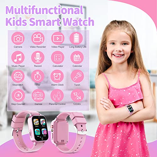 Reloj-Inteligente-Nino-Smartwatch-Ninos-con-26-Juegos-HD-Camara-Alarma-Reproductor-de-Musica-Podometro-Caloria-Pantalla-Tactil-Reloj-Nino-Juguetes-Regalos-para-Ninos-Ninas-4-12