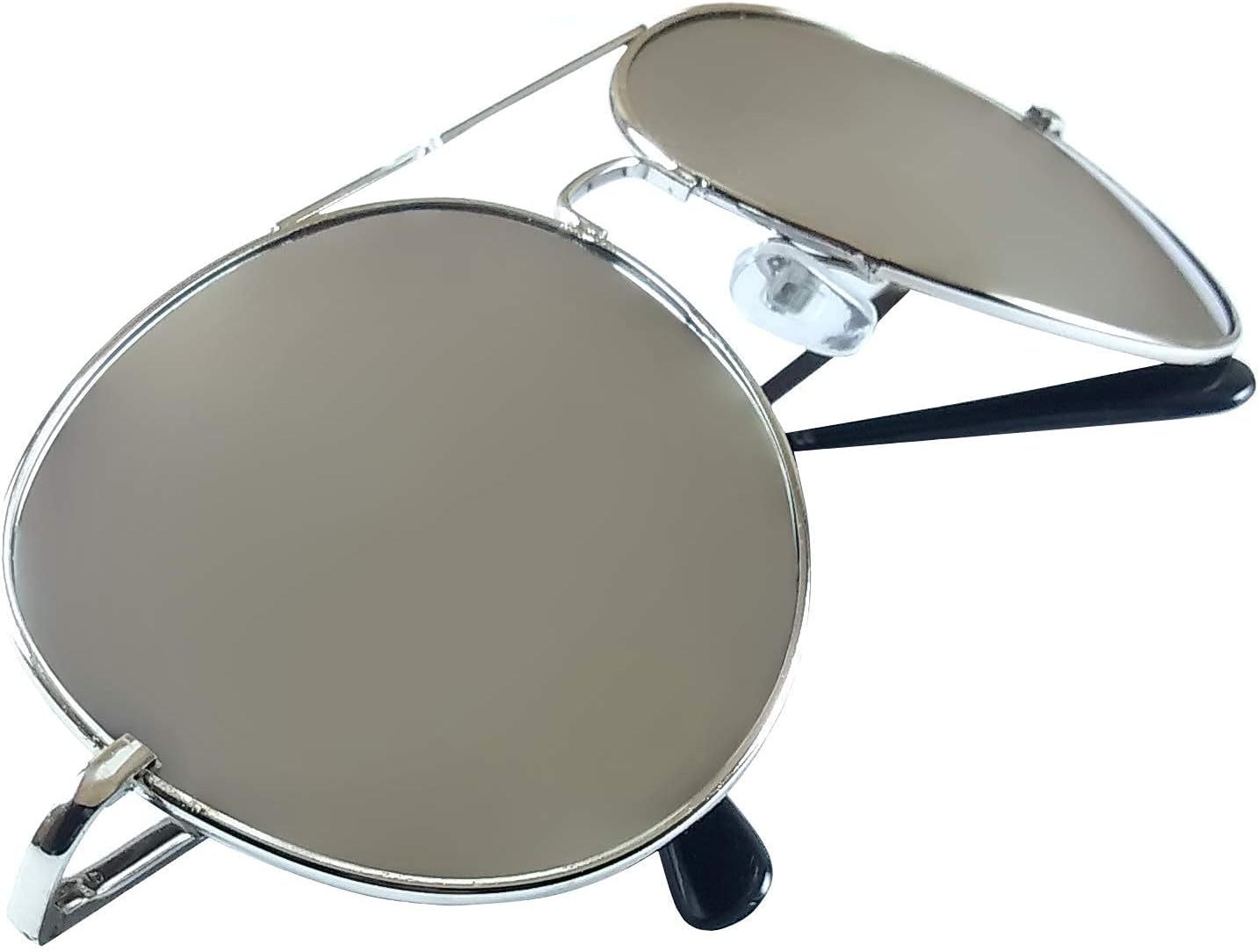 TRONWIRE Aviator Full Silver Mirror Metal Frame Sunglasses