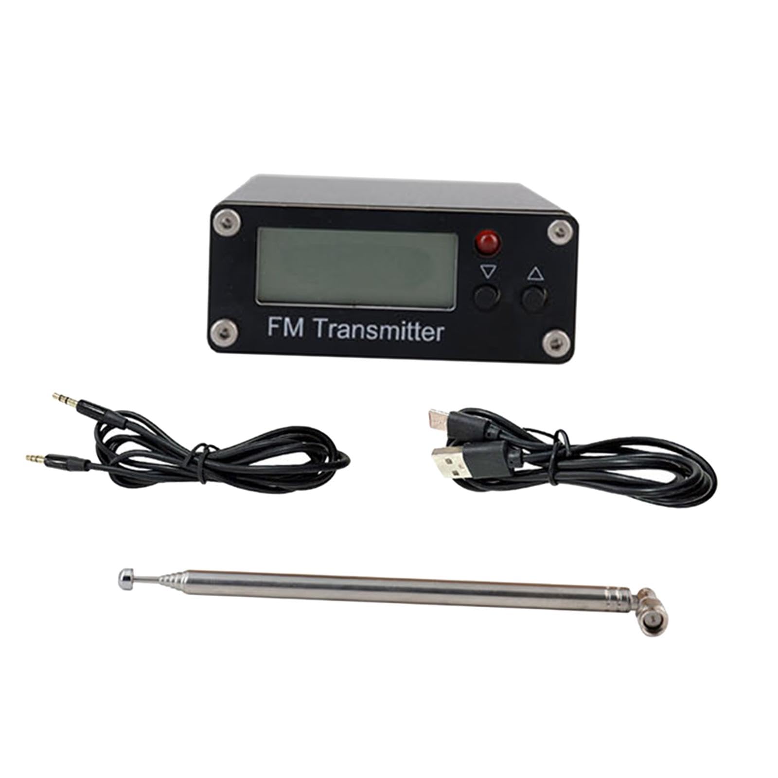 0.5W FM Transmitter with 2000M Distance for School Parking Lot Radio Station-Consumer Electronics - Portable Audio & Headphones - Portable AM/FM Radios-image-25