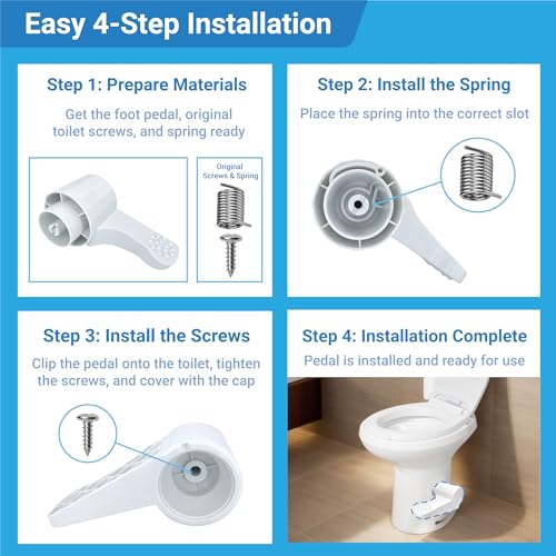 Image of Upgraded Flush Pedal for Dometic 310, 320, 300, 321 RV Toilet Parts, Injection Molded from Reinforced ABS+PP Blend, Foot Pedal Replacement