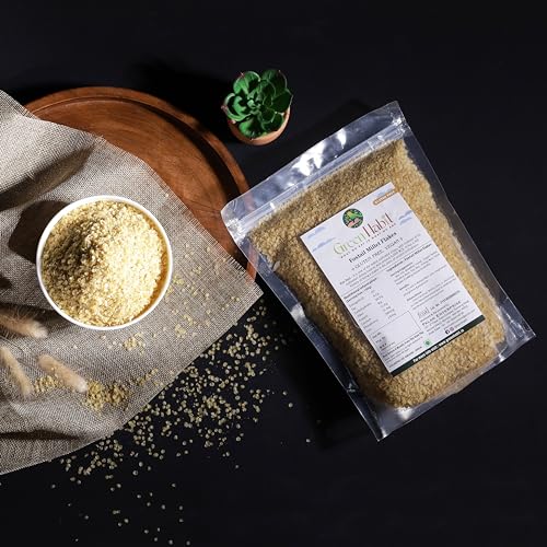 Image of GreenHabit Foxtail Millet Flakes 1.5 KG - Nutritious and Gluten-Free Millets Cereals a.k.a Kangni Millet Poha- High Fiber Breakfast - (Foxtail Millet Flake, 1.5 kg)