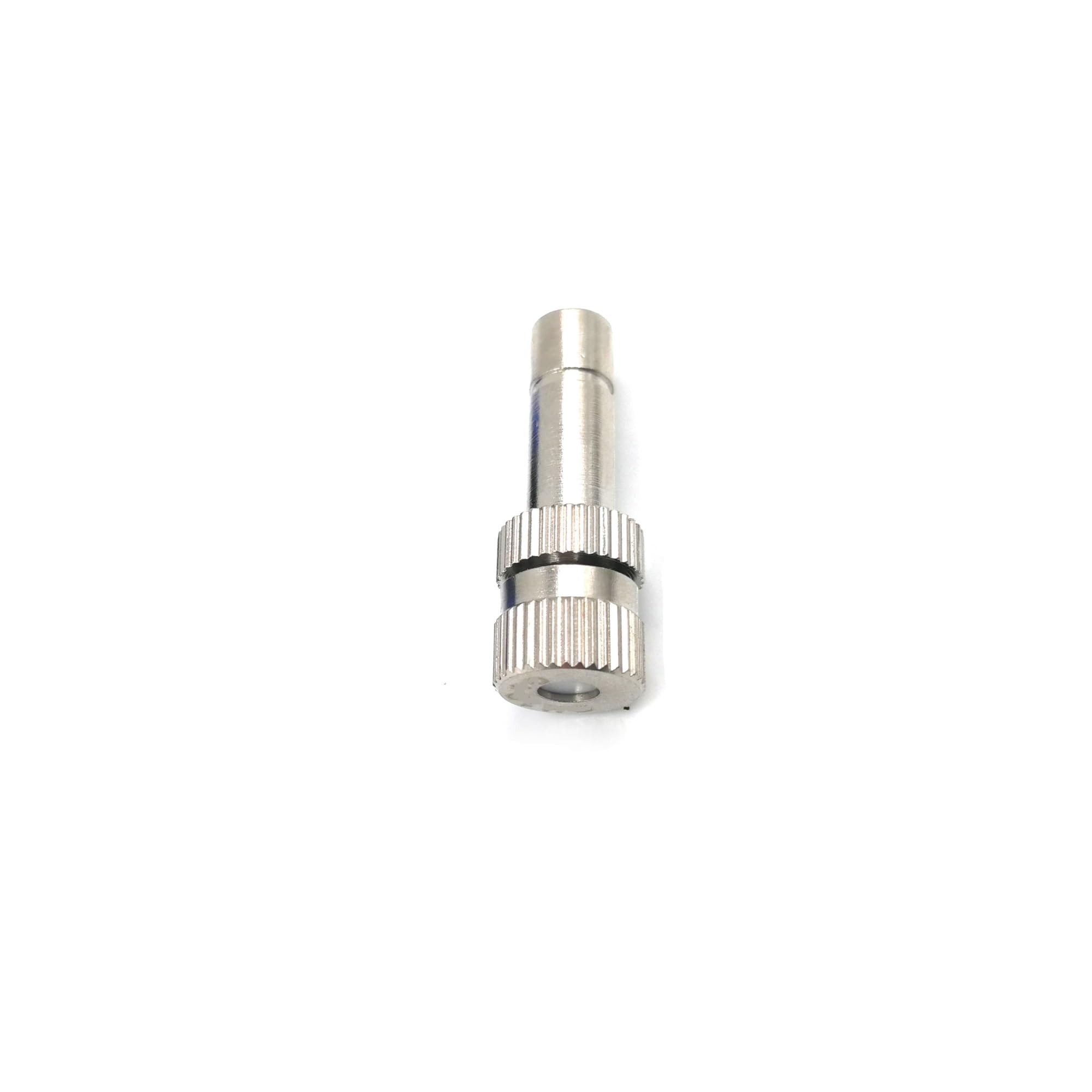 SOHNVWTGD 1pcs 6mm Low Pressure Fine Atomization Nozzles 0.15~0.8mm Brass Misting Sprayers Irrigation Cooling Fog Nozzles(0.5mm)