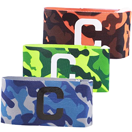 NAMOARLY Sports Armbands 3pcs Football Captain Armband Nylon Fitness Utensils Vitality Nylon Arm Straps