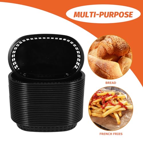 Cestas de plástico compactas Outanaya para servir comida rápida sin desordenar la cocina 4