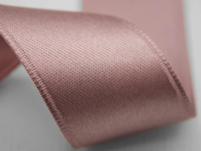Furlanis - Double Satin Ribbon, Decoration, Gift, Christmas Packing, Wedding, Party, Made in Italy - Antique Pink, 10 mm x 100 m - Image 3