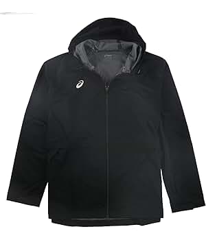 ジャケット・アウター nagonstans padded coat Water s Amazon.com : ASICS Men's Rain Jacket, Team Black, XS