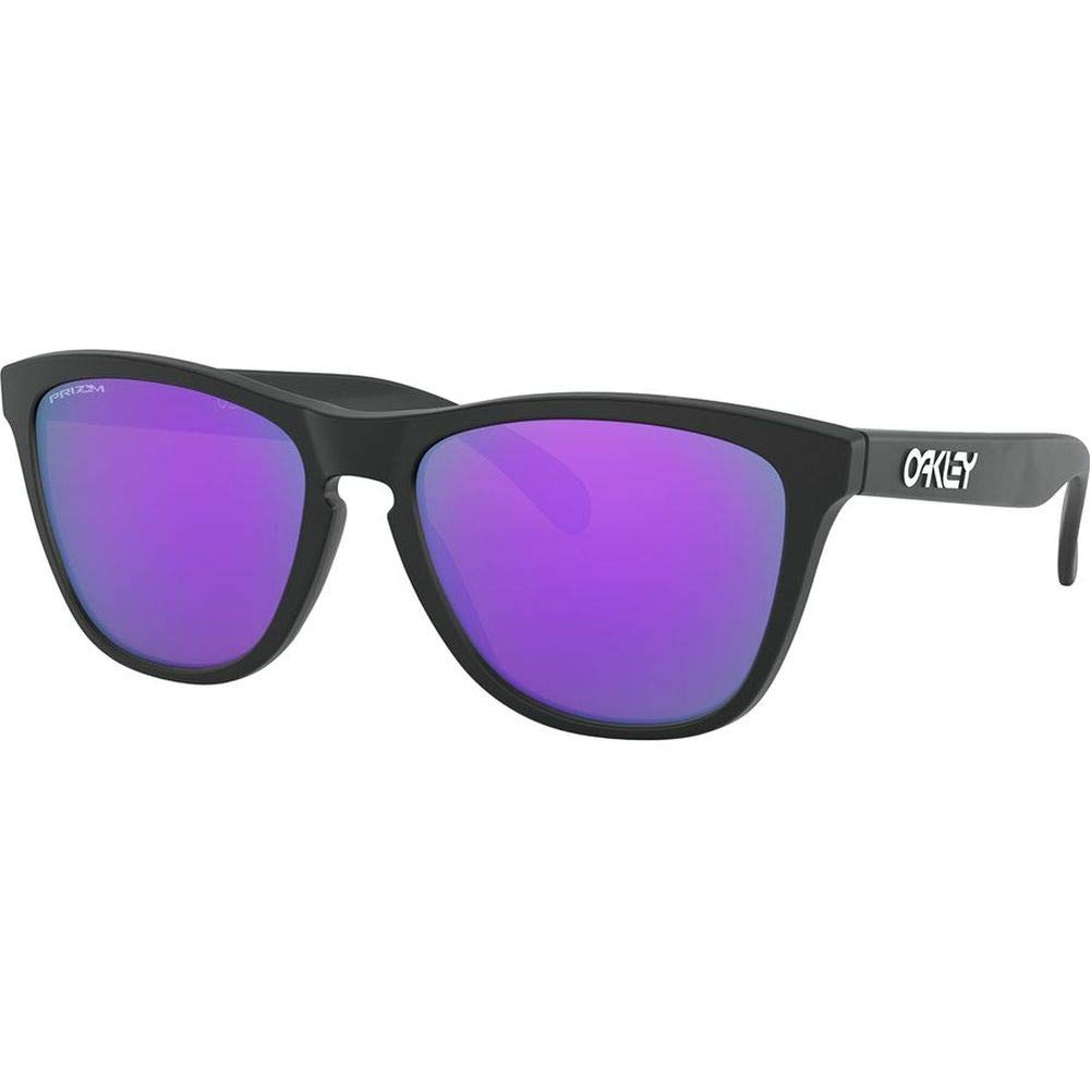 Amazon | Oakley Frogskinsマットブラックバイオレットサングラス