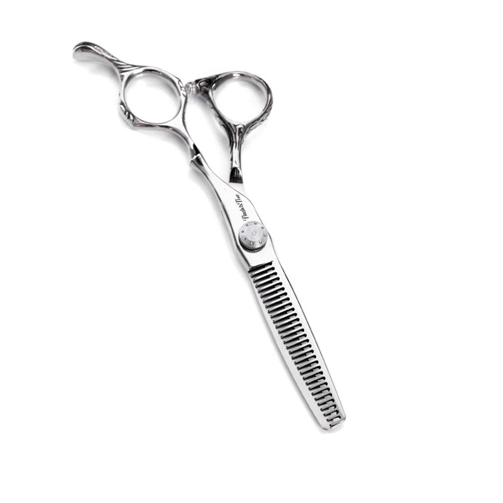 YODZ 6.0 Pollici di Parrucchiere Scissors Set, Il Taglio dei Capelli Barbiere Professionale Cesoie in Acciaio Inox Kit, con Regolabile A Vite, Luce E Sharp, per Salon, Barbieri