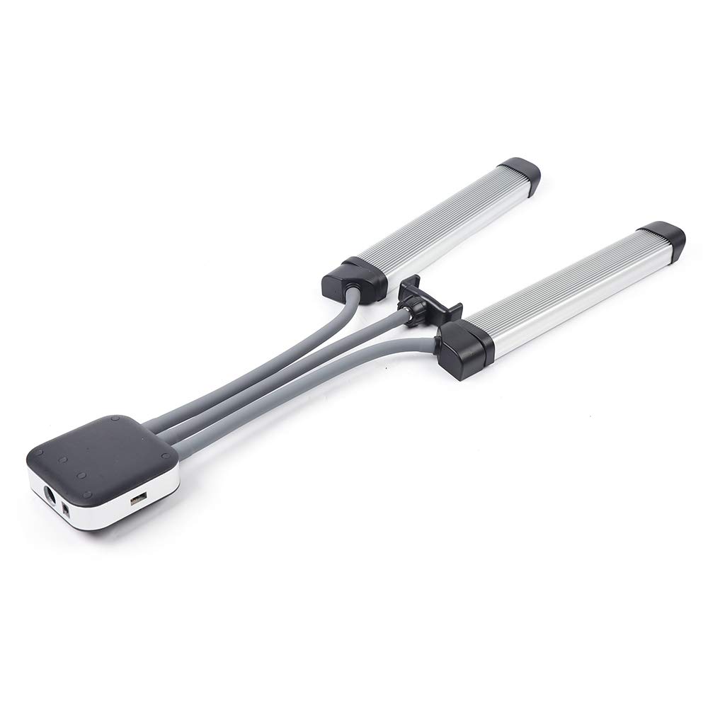 USB Wimpernverlängerung Lampe Arbeitsplatzleuchte LED w/Handyhalter 224 LEDS Arbeitsplatzleuchte Schreibtischleuchte Beleuchtung USB mit Handyhalter