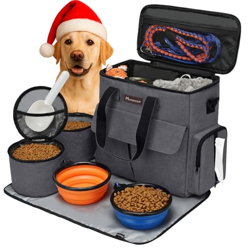 Modoker Airline Approved Pet Travel Bag, Weekend Dog Travel Set for...