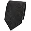 Cravate Mariage Bureau Cravate Designer TigerTie Satin Rouge Et Noir Ray Longueur P 310745
