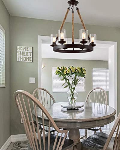 4 Pack Clear Glass Lamp Shade, 5.5In High, 3.5In Diameter, 1.65Inch Fitter, Cylinder Glass Shades Replacement Lampshade Covers For Chandelier Vanity Wall Sconces Light Fixture High Transmittance #TOP3