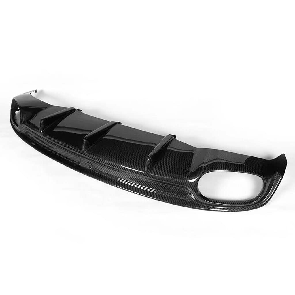 Rear Diffuser,Suitable for A7 S-Line Sline 2011-2014 KC style Auto Car Rear Bumper Lip Diffuser CF carbon fibre 11 12 13 14