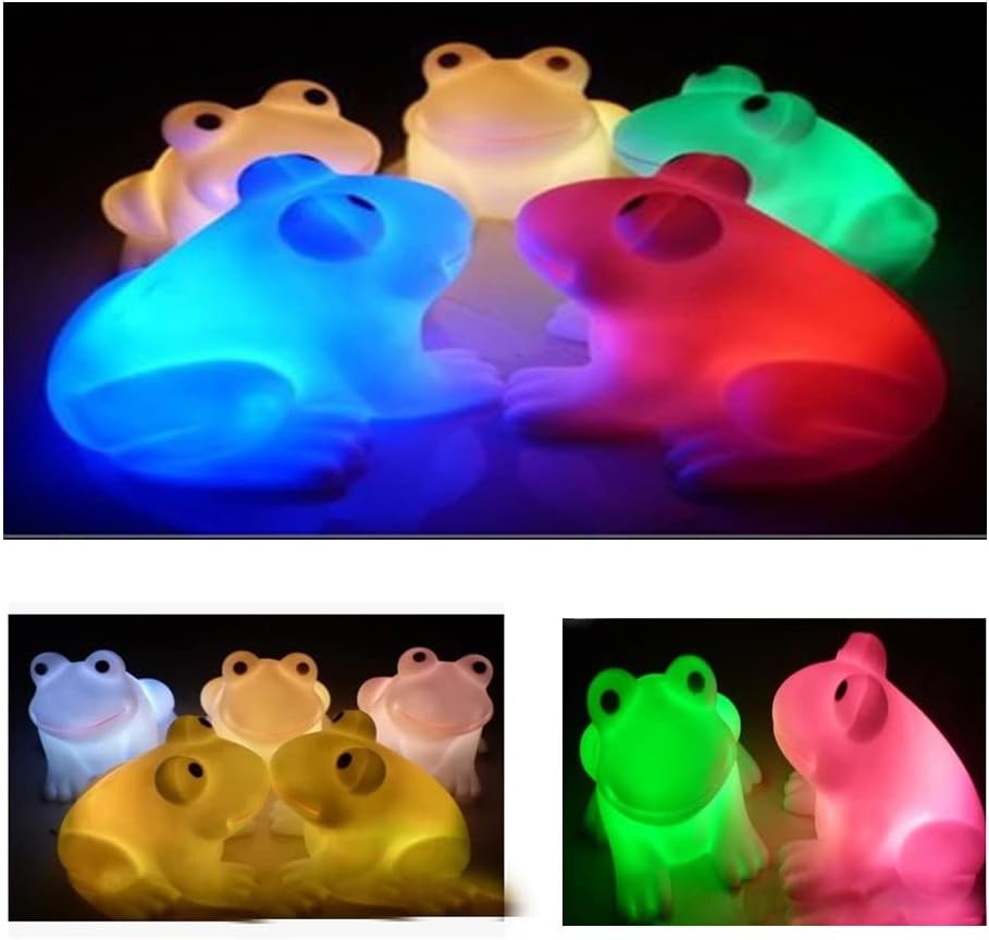 Frog Night Light, Cute Frog LED Night Creative Color Changing