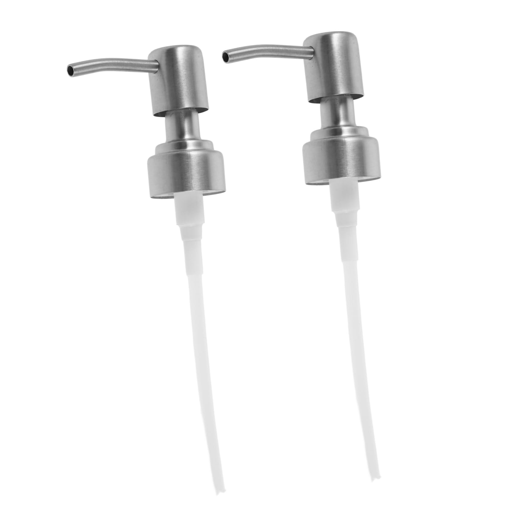 HAPINARY Elegant Wall Mounted Shampoo Dispenser Pumps Replacement Pump Heads Metal