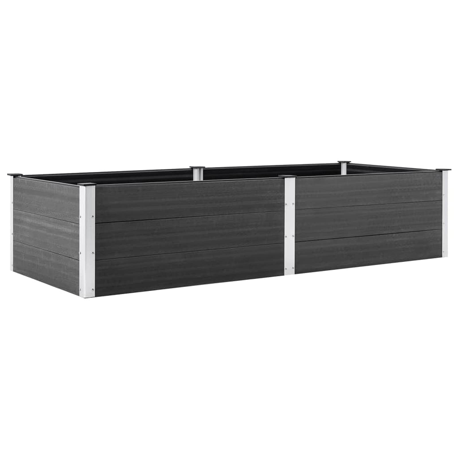 Chusui Arriate, Mesa De Cultivo, Huerto Domestico, Cultivo De Plantas Aromaticas, Arriate De Jardín, de WPC Gris 250x100x54 cm