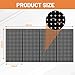 Ultrawall 4 Pack Metal Peg Board Panels with Hooks, Pegboard Wall Tool Organizer for Garage, 84pcs Peg Board with Accessories, 24
