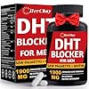 DHT Blocker for Men | Extra Strength Saw Palmetto & Biotin Hair Growth Supplement - Hair Growth Vitamins - Hair Regrowth - Natural Hair Loss Supplements for Men - Proprietary Herbal Blends,1 Pack