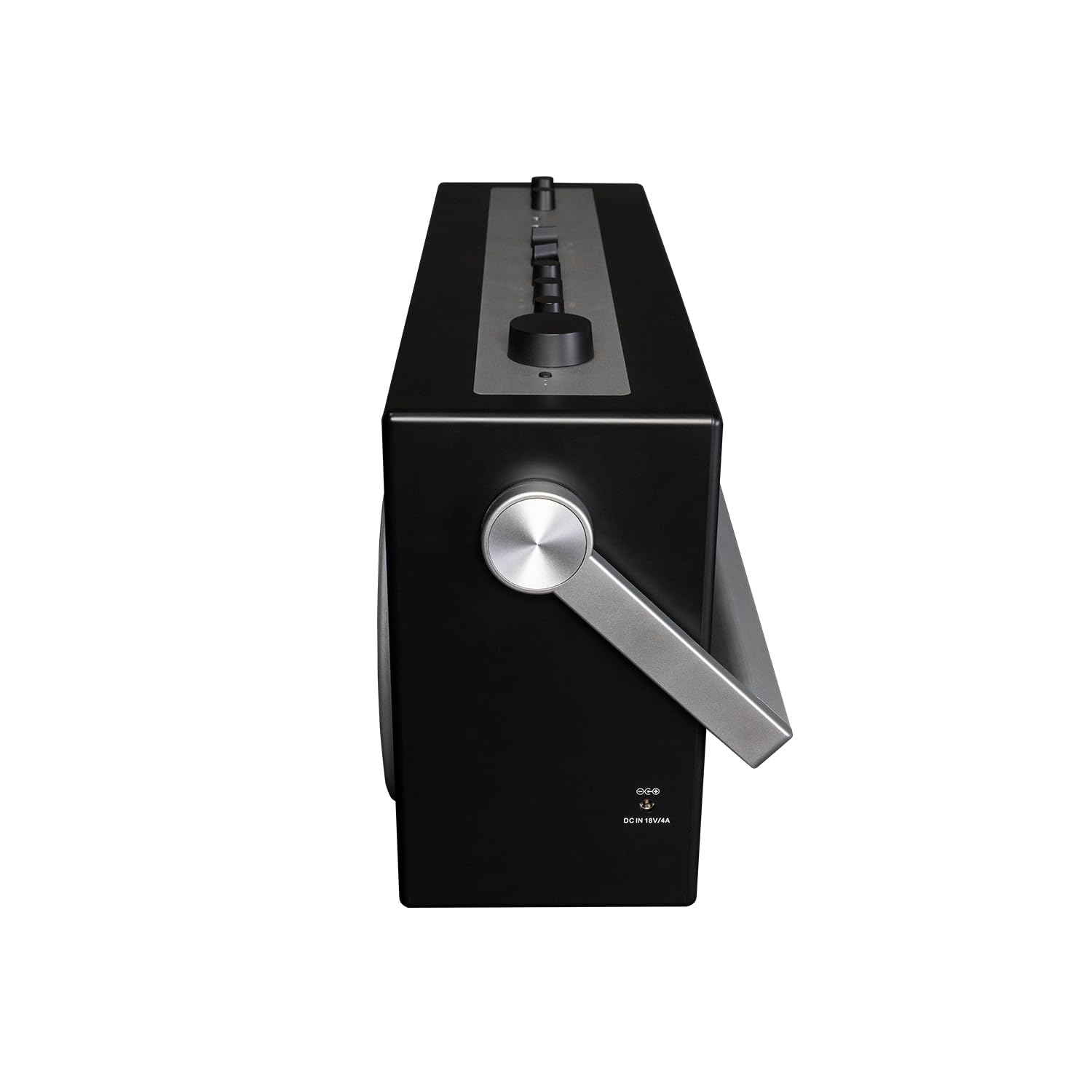 We Are Rewind Retro Kassettenrekorder Curtis - Boombox mit Bluetooth 5.4 tragbarer Kassettenspieler mit Aufnahmefunktion Ghettoblaster 104 W Stereo Lautsprecher mit 15h Akku in Schwarz