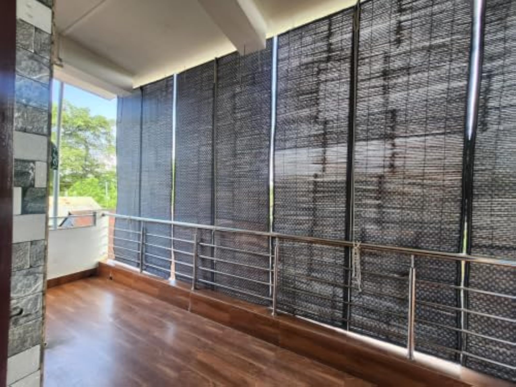 Weather Resistant Bamboo Curtains Outdoor, Durable Design