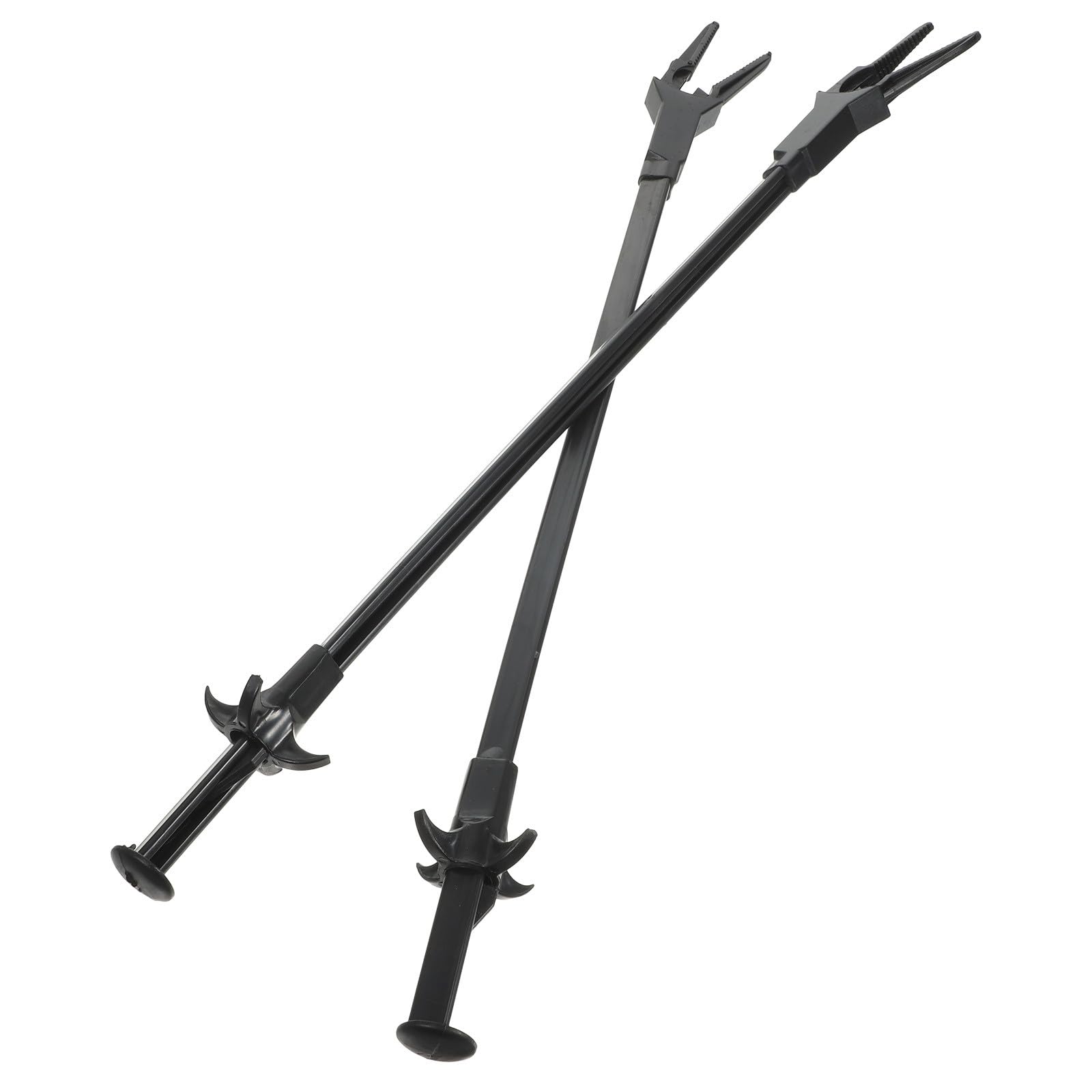 Alasum Pinzas para Plantas Acuáticas 50 Cm, Juego de 2 Unidades, Herramienta de Limpieza para Acuarios, Pinzas Largas Negras para Alimentación y Mantenimiento de Peceras