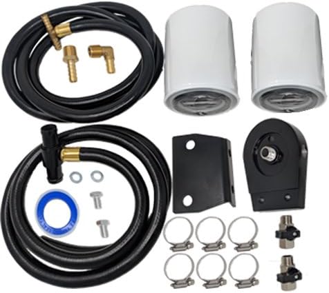 Miniatura 3 de Kit de filtración de refrigerante negro con filtro adicional, compatible con Ford 6.4L Powerstroke 2008-2010 6.4 - DK Engine Parts (3 Baldwin)