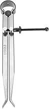 Spring Inside Caliper - [8 Inch] Stainless Steel Spring Caliper Straight-Leg Measurement Tool for Size Measuring Use, Silver Tone