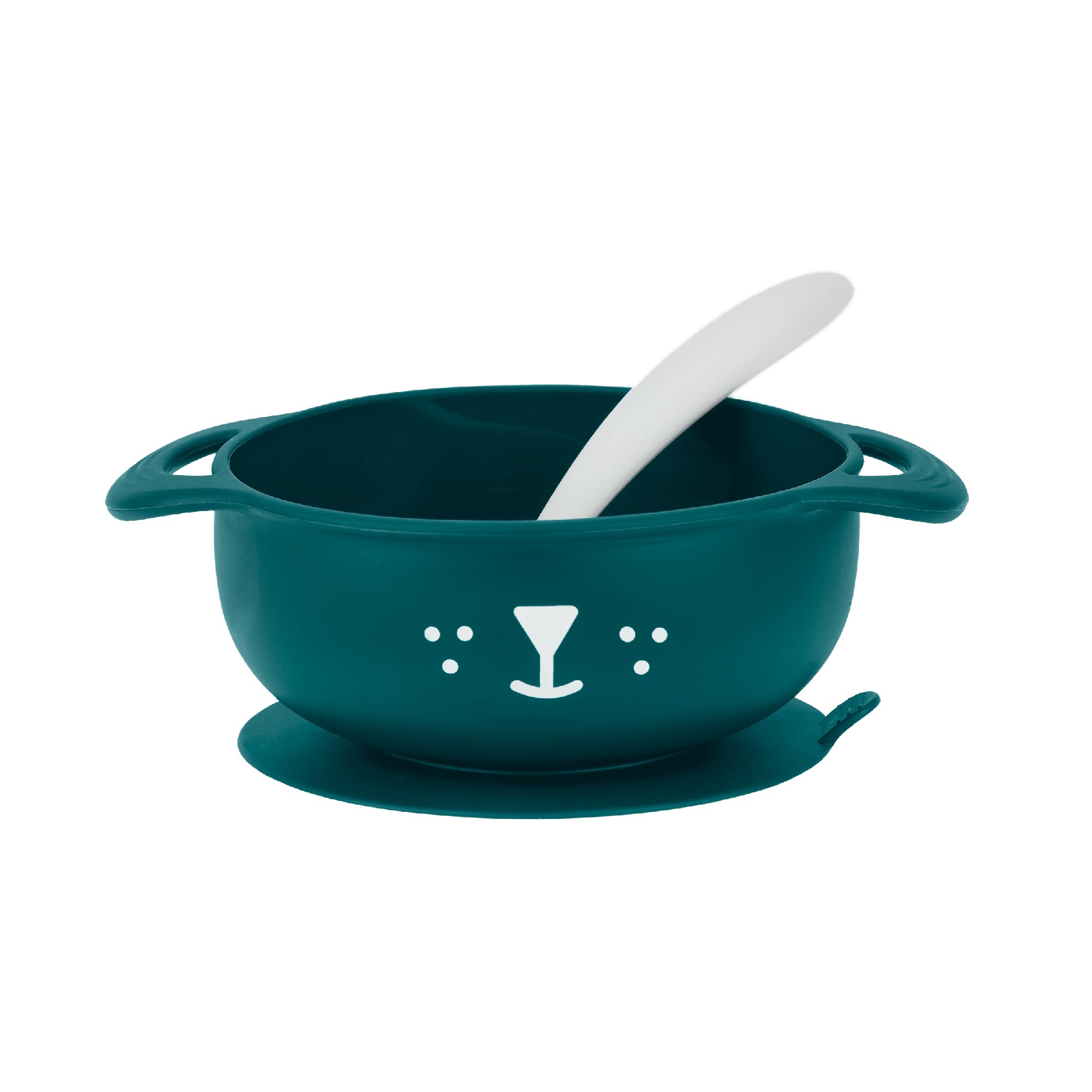 Babymoov TAST'ISY Baby weaning Set, Toddler Feeding Set, 15-24 Months, Blue Dog
