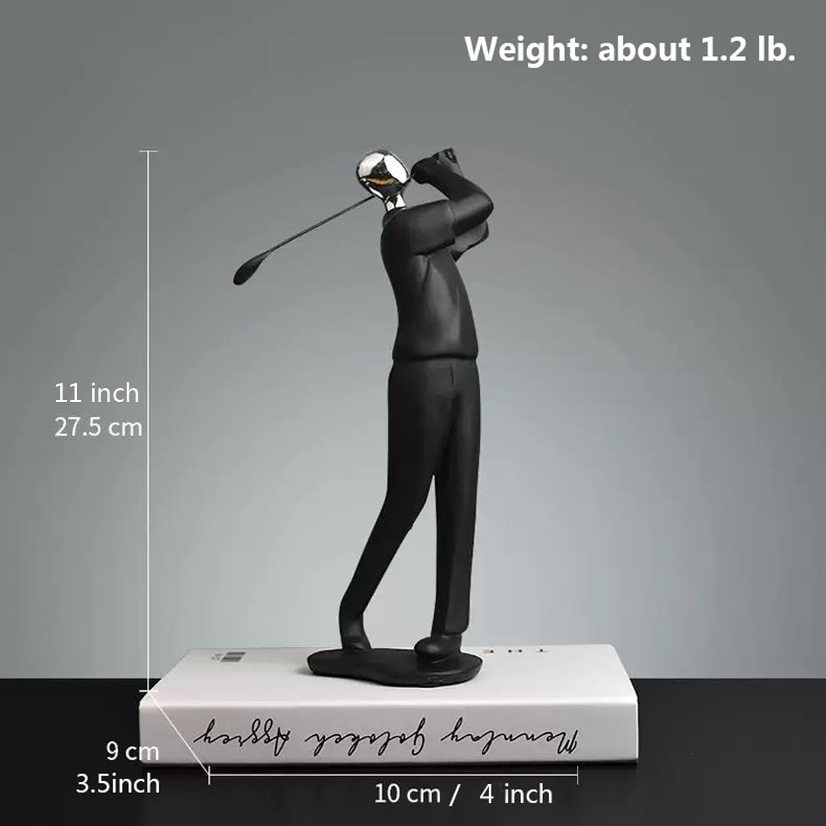 Amazon.com: DESHINTKE Play Golf Swing Resin Sculpture, Golfer